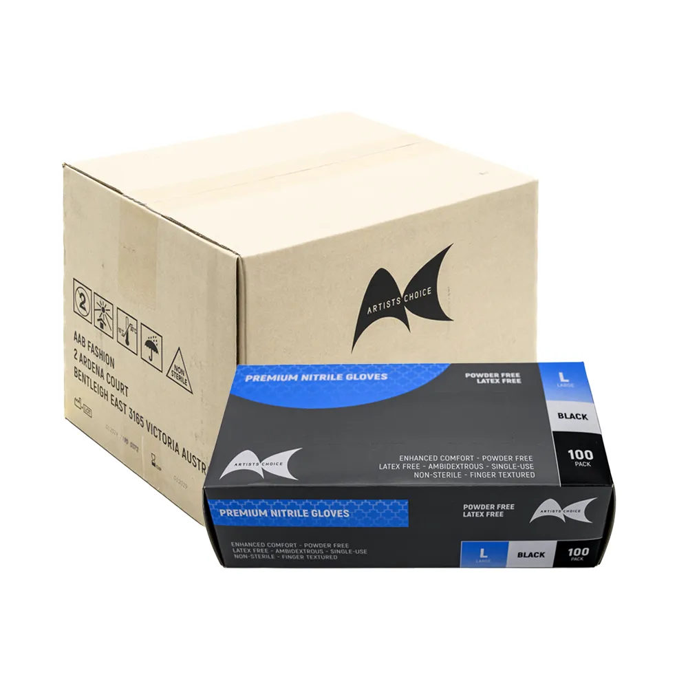 PREMIUM NITRILE GLOVES LARGE