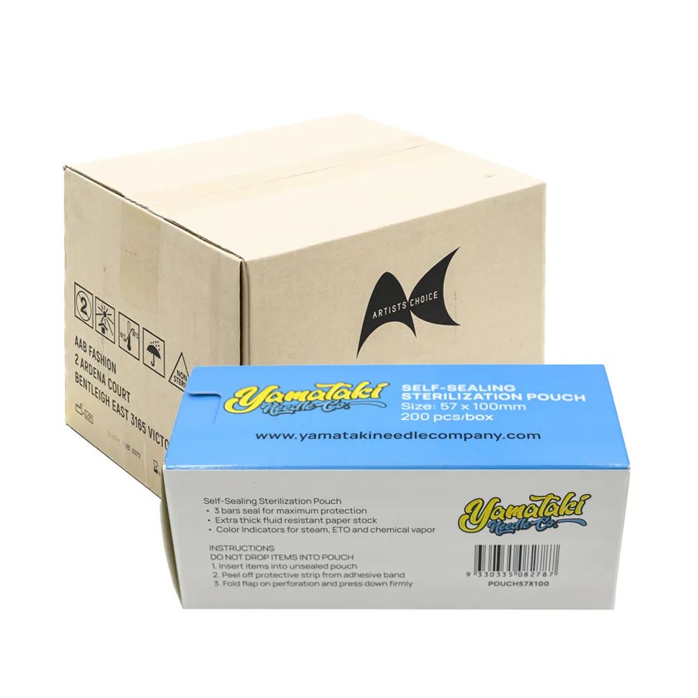 SELF SEALING STERILIZATION POUCH 57x100 - 200 UNITS